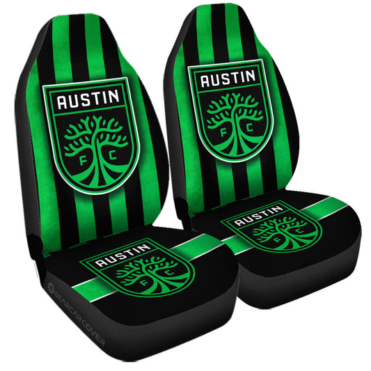 Austin FC Car Seat Covers Custom Car Accessories For Fans - Gearcarcover - 1