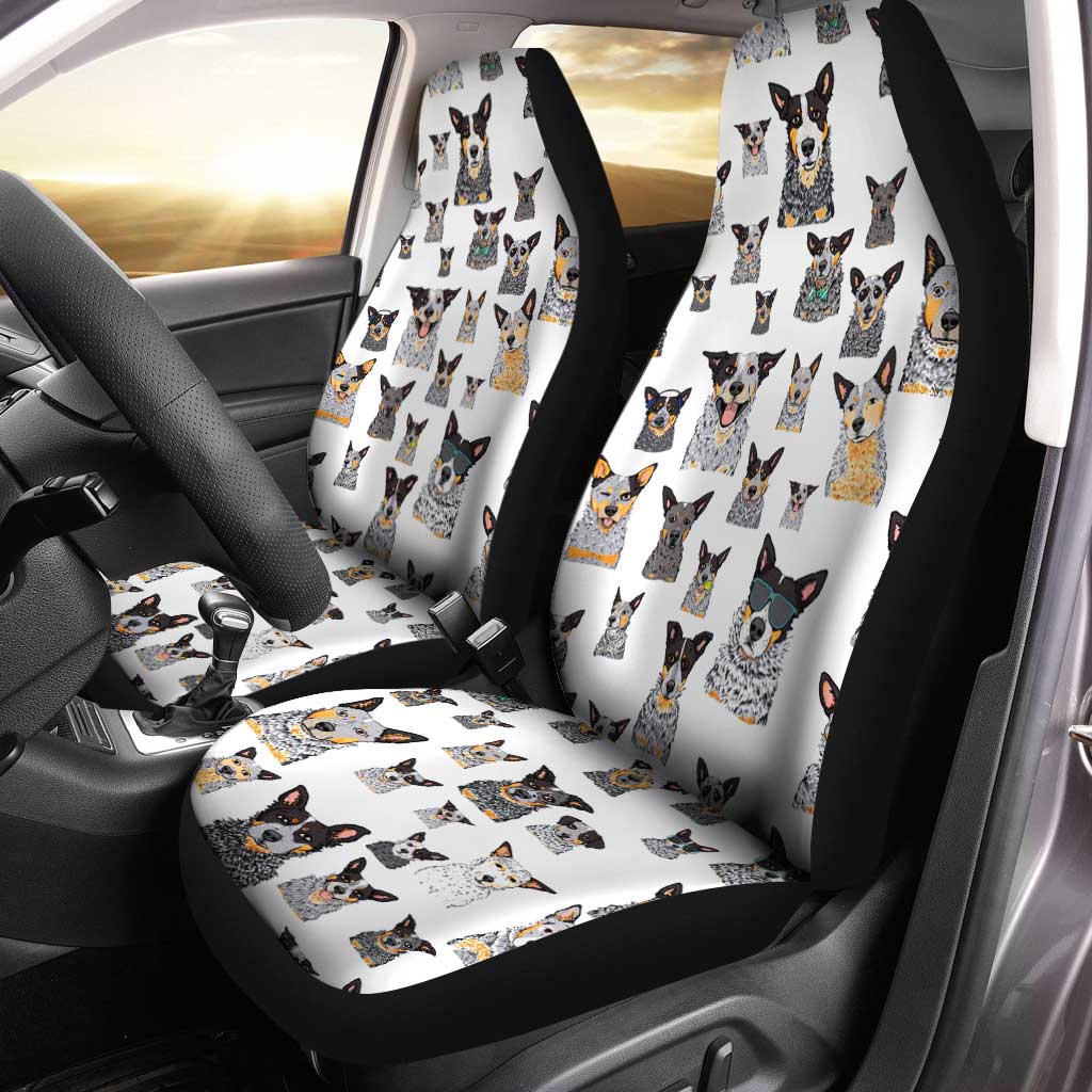Australian Cattle Dog Car Seat Covers Custom Dog Car Accessories - Gearcarcover - 1