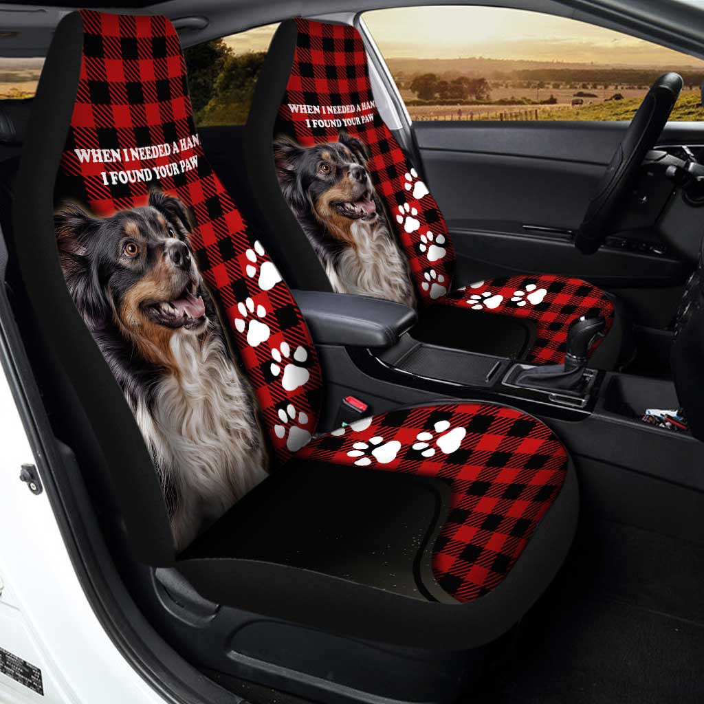 Australian Shepherd Car Seat Covers Custom Dog Lover Car Accessories - Gearcarcover - 2