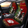 Australian Shepherds Christmas Car Seat Covers Custom Car Accessories For Dog Lovers - Gearcarcover - 2