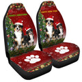 Australian Shepherds Christmas Car Seat Covers Custom Car Accessories For Dog Lovers - Gearcarcover - 3