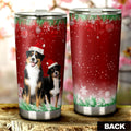 Australian Shepherds Christmas Tumbler Cup Custom Car Accessories For Dog Lovers - Gearcarcover - 4