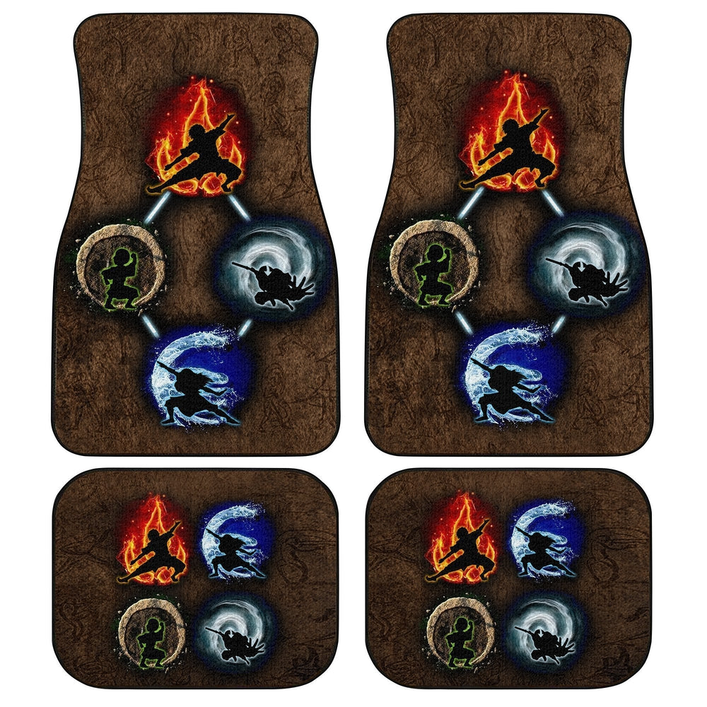 Avatar The Last Airbender Car Floor Mats Custom Avatar Anime Car Accessories Anime Gifts - Gearcarcover - 1