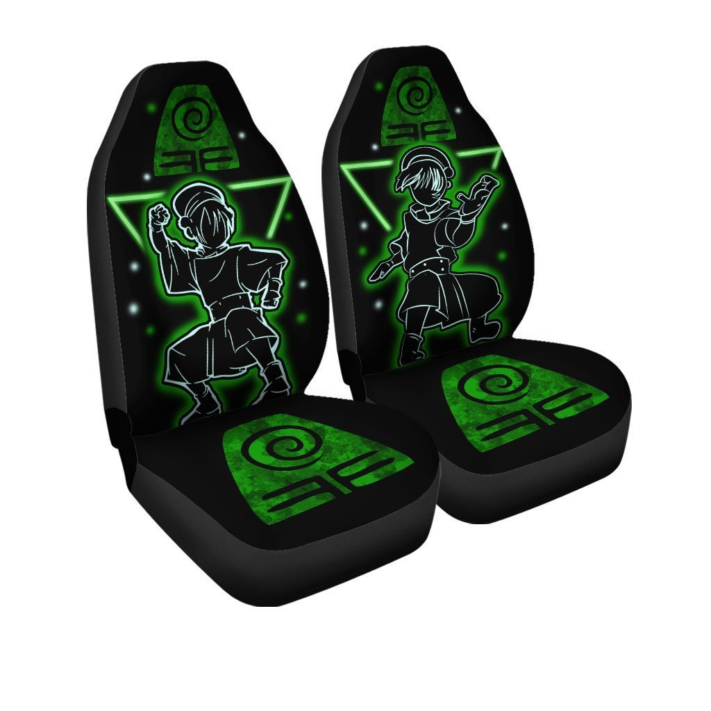 Avatar Toph Beifong Car Seat Covers Custom Anime Car Accessories - Gearcarcover - 3