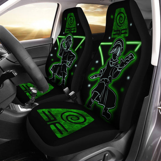 Avatar Toph Beifong Car Seat Covers Custom Anime Car Accessories - Gearcarcover - 1