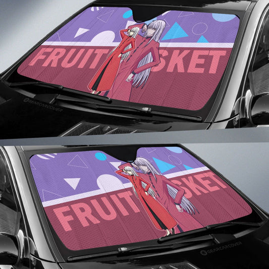 Ayame Sohma Car Sunshade Custom Fruit Basket Anime Car Accessories - Gearcarcover - 2