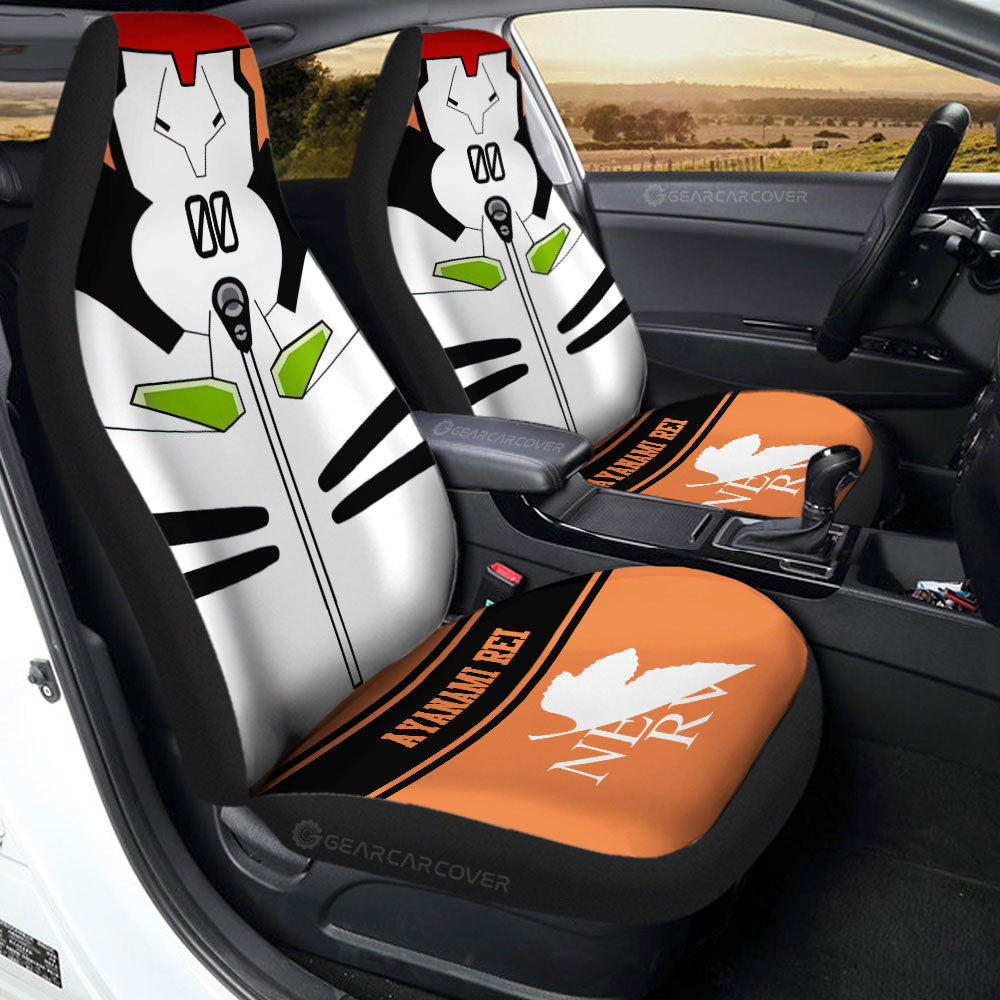 Ayanami Rei Car Seat Covers Custom NGE Car Interior Accessories - Gearcarcover - 2