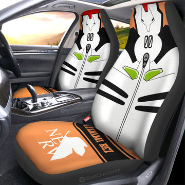 Ayanami Rei Car Seat Covers Custom NGE Car Interior Accessories - Gearcarcover - 1