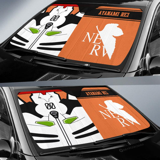 Ayanami Rei Car Sunshade Custom NGE Car Interior Accessories - Gearcarcover - 2