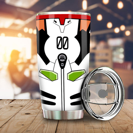 Ayanami Rei Tumbler Cup Custom NGE Car Interior Accessories - Gearcarcover - 1