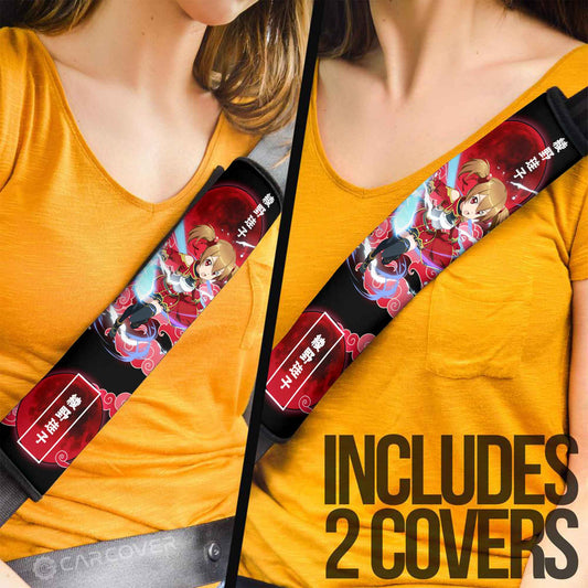 Ayano Keiko Seat Belt Covers Custom Anime Sword Art Online Car Accessories - Gearcarcover - 2