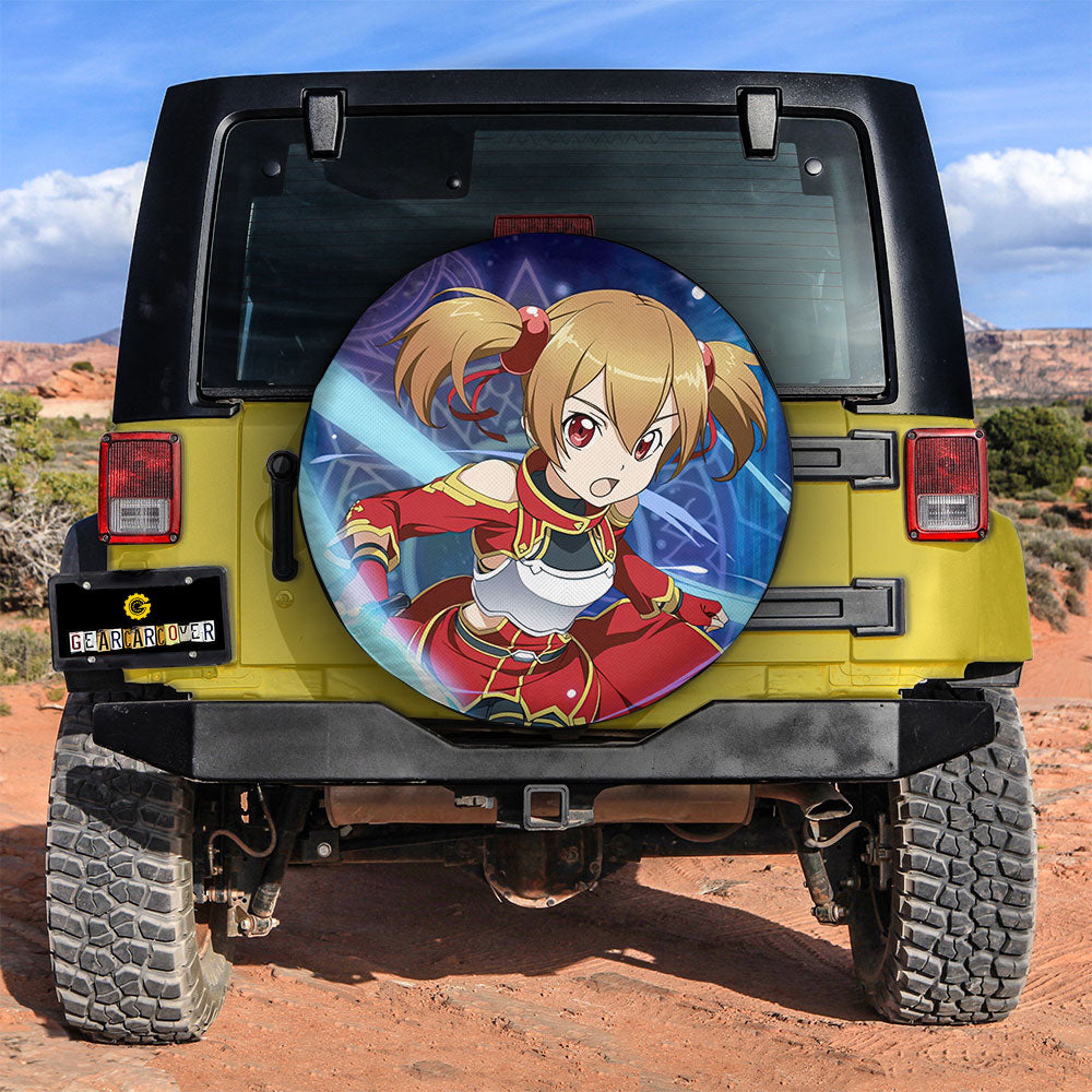 Ayano Keiko Silica Spare Tire Covers Custom Sword Art Online Anime Car Accessories - Gearcarcover - 3