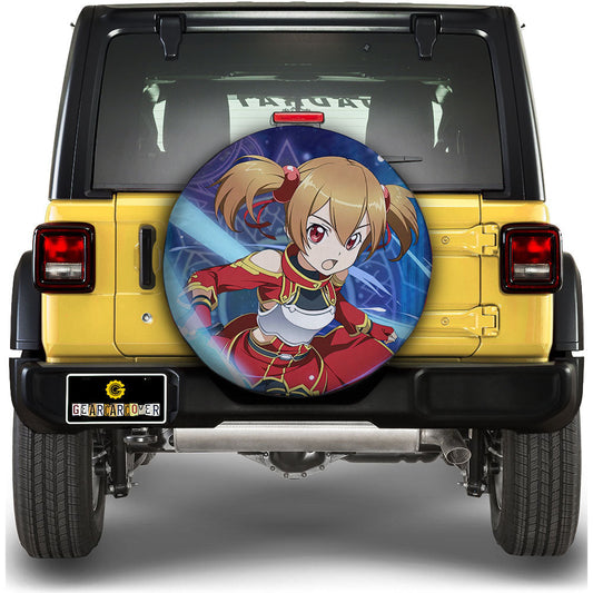 Ayano Keiko Silica Spare Tire Covers Custom Sword Art Online Anime Car Accessories - Gearcarcover - 1