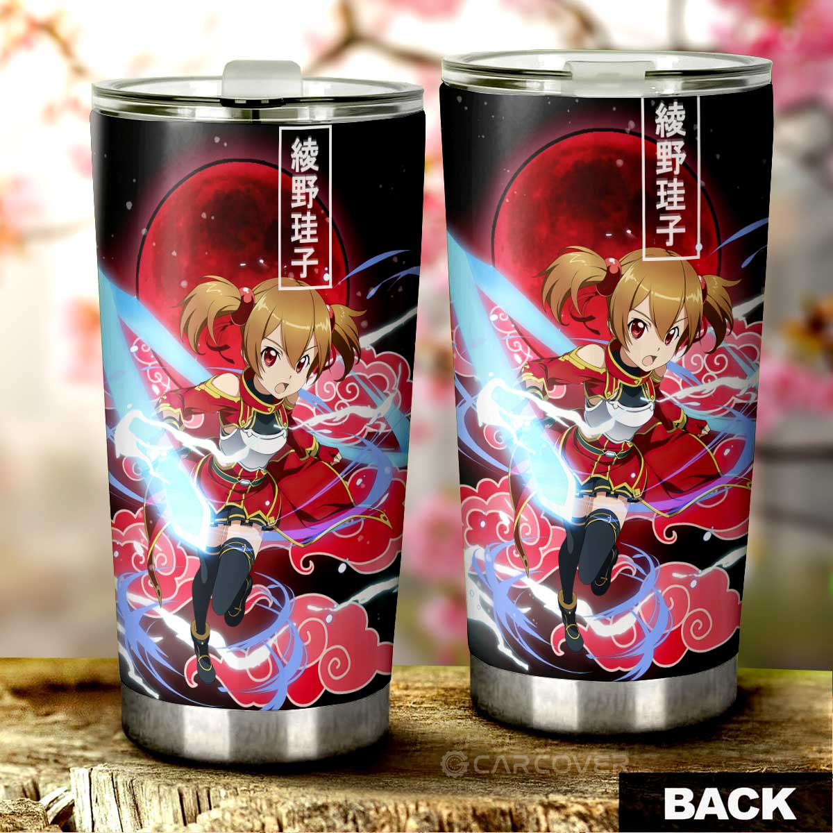 Ayano Keiko Tumbler Cup Custom Anime Sword Art Online Car Accessories - Gearcarcover - 3