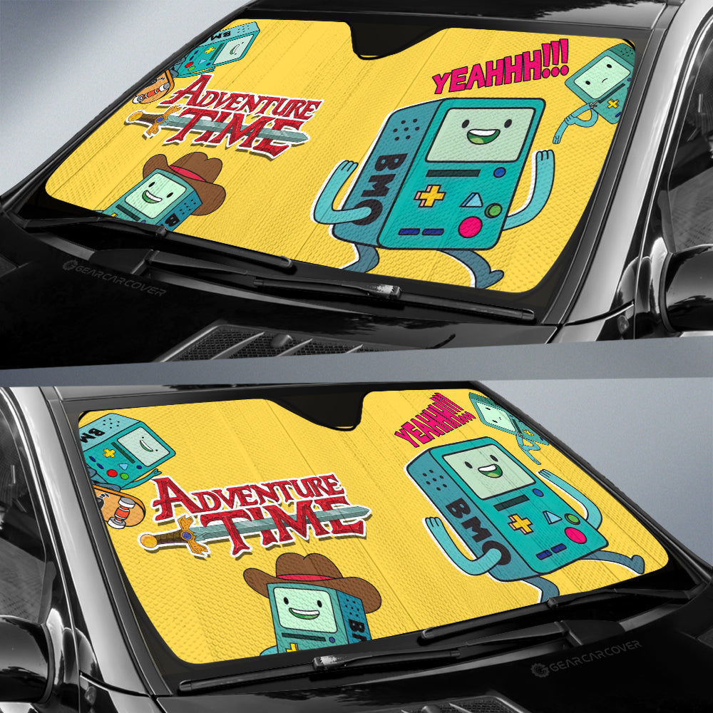 BMO Adventure Time Car Sunshade Custom Cartoon Car Accessories - Gearcarcover - 2