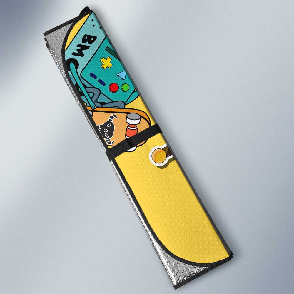 BMO Adventure Time Car Sunshade Custom Cartoon Car Accessories - Gearcarcover - 3