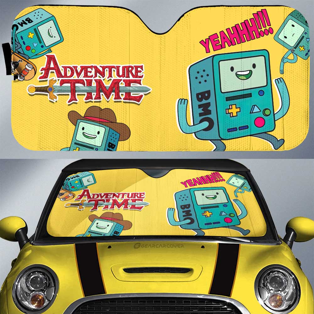 BMO Adventure Time Car Sunshade Custom Cartoon Car Accessories - Gearcarcover - 1