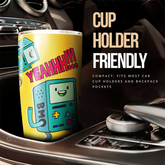 BMO Adventure Time Tumbler Cup Custom Cartoon Car Accessories - Gearcarcover - 2