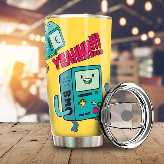 BMO Adventure Time Tumbler Cup Custom Cartoon Car Accessories - Gearcarcover - 1