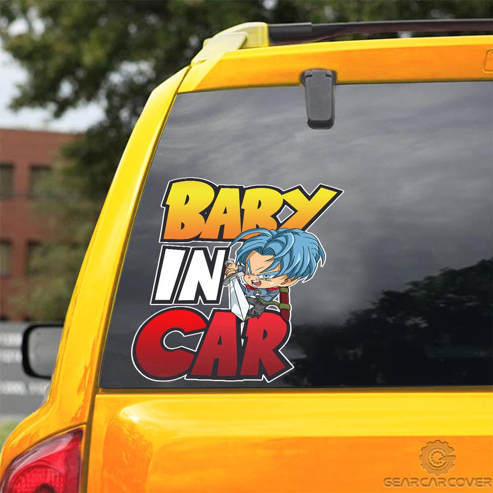 Baby In Car Future Trunks Car Sticker Custom Dragon Ball Anime Car Accessories - Gearcarcover - 3