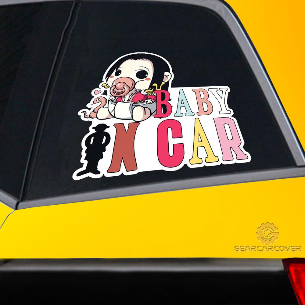 Baby In Car Gion Car Sticker Custom One Piece Anime Car Accessories - Gearcarcover - 2