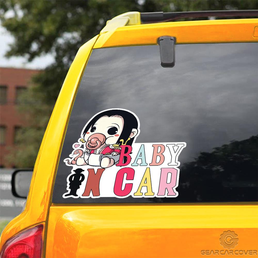 Baby In Car Gion Car Sticker Custom One Piece Anime Car Accessories - Gearcarcover - 3