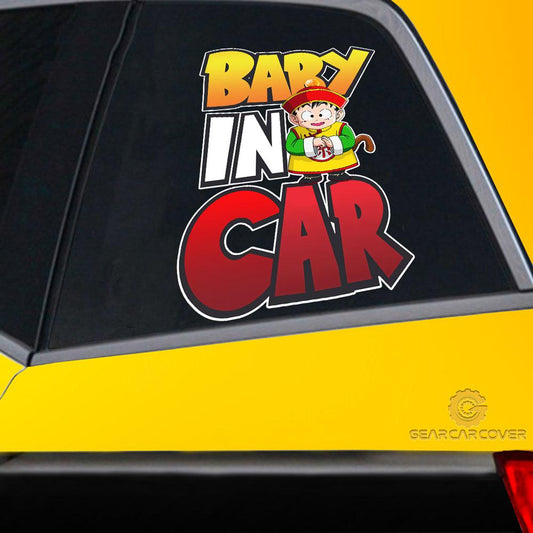 Baby In Car Gohan Car Sticker Custom Dragon Ball Anime Car Accessories - Gearcarcover - 2