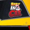 Baby In Car Majin Buu Car Sticker Custom Dragon Ball Anime Car Accessories - Gearcarcover - 2