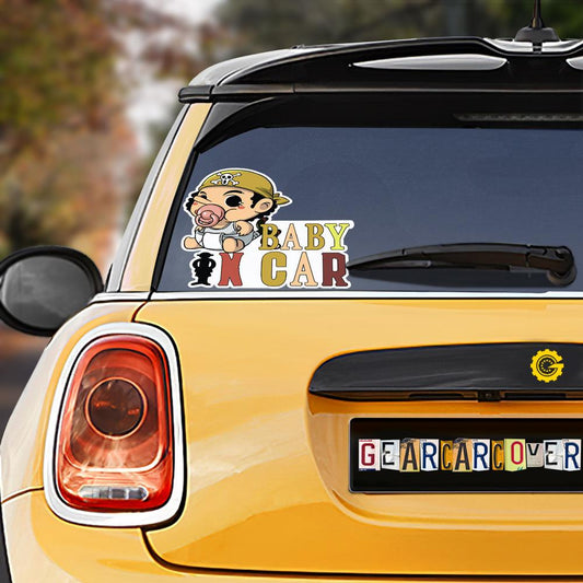 Baby In Car Usopp Car Sticker Custom One Piece Anime Car Accessories - Gearcarcover - 1