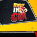 Baby In Car Vegeta SSJ Car Sticker Custom Dragon Ball Anime Car Accessories - Gearcarcover - 2