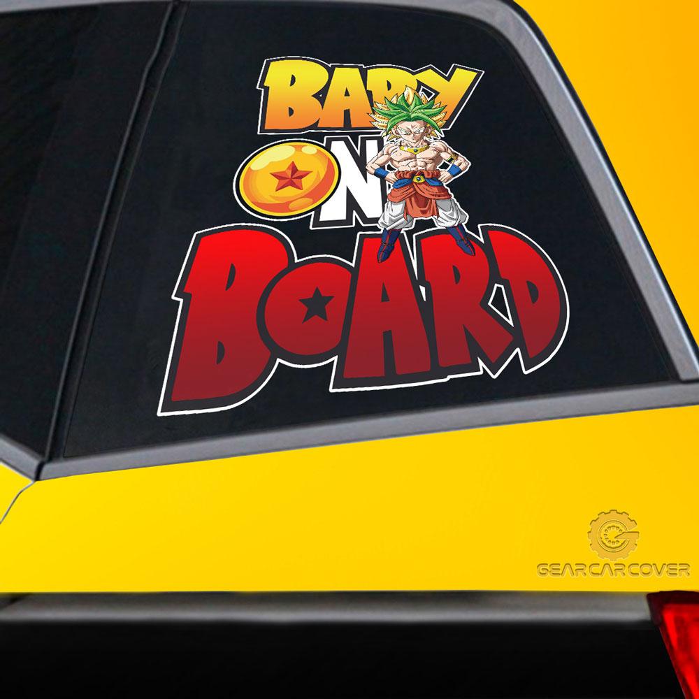 Baby On Board Broly Car Sticker Custom Dragon Ball Anime Car Accessories - Gearcarcover - 2