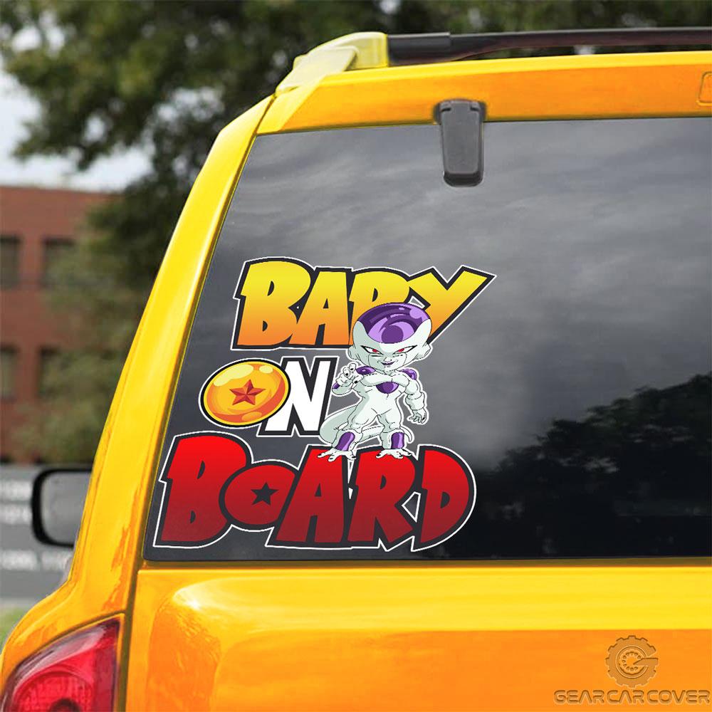 Baby On Board Frieza Car Sticker Custom Dragon Ball Anime Car Accessories - Gearcarcover - 3