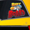Baby On Board Future Trunks Car Sticker Custom Dragon Ball Anime Car Accessories - Gearcarcover - 2