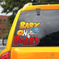 Baby On Board Future Trunks Car Sticker Custom Dragon Ball Anime Car Accessories - Gearcarcover - 3