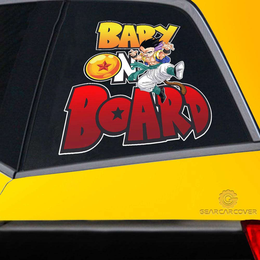 Baby On Board Gogeta Car Sticker Custom Dragon Ball Anime Car Accessories - Gearcarcover - 2