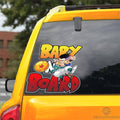 Baby On Board Gogeta Car Sticker Custom Dragon Ball Anime Car Accessories - Gearcarcover - 3