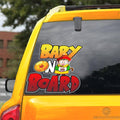 Baby On Board Gohan Car Sticker Custom Dragon Ball Anime Car Accessories - Gearcarcover - 3