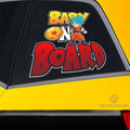 Baby On Board Goku Blue Car Sticker Custom Dragon Ball Anime Car Accessories - Gearcarcover - 2