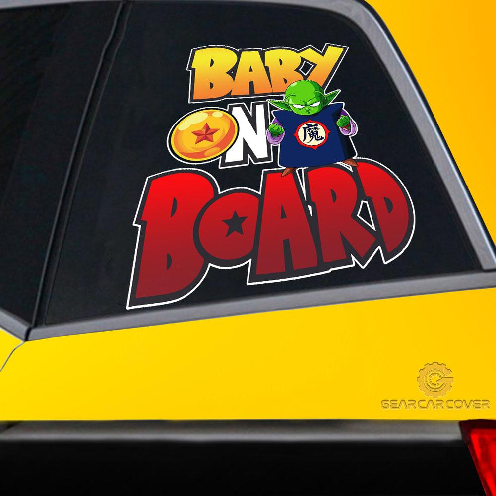 Baby On Board Piccolo Car Sticker Custom Dragon Ball Anime Car Accessories - Gearcarcover - 2