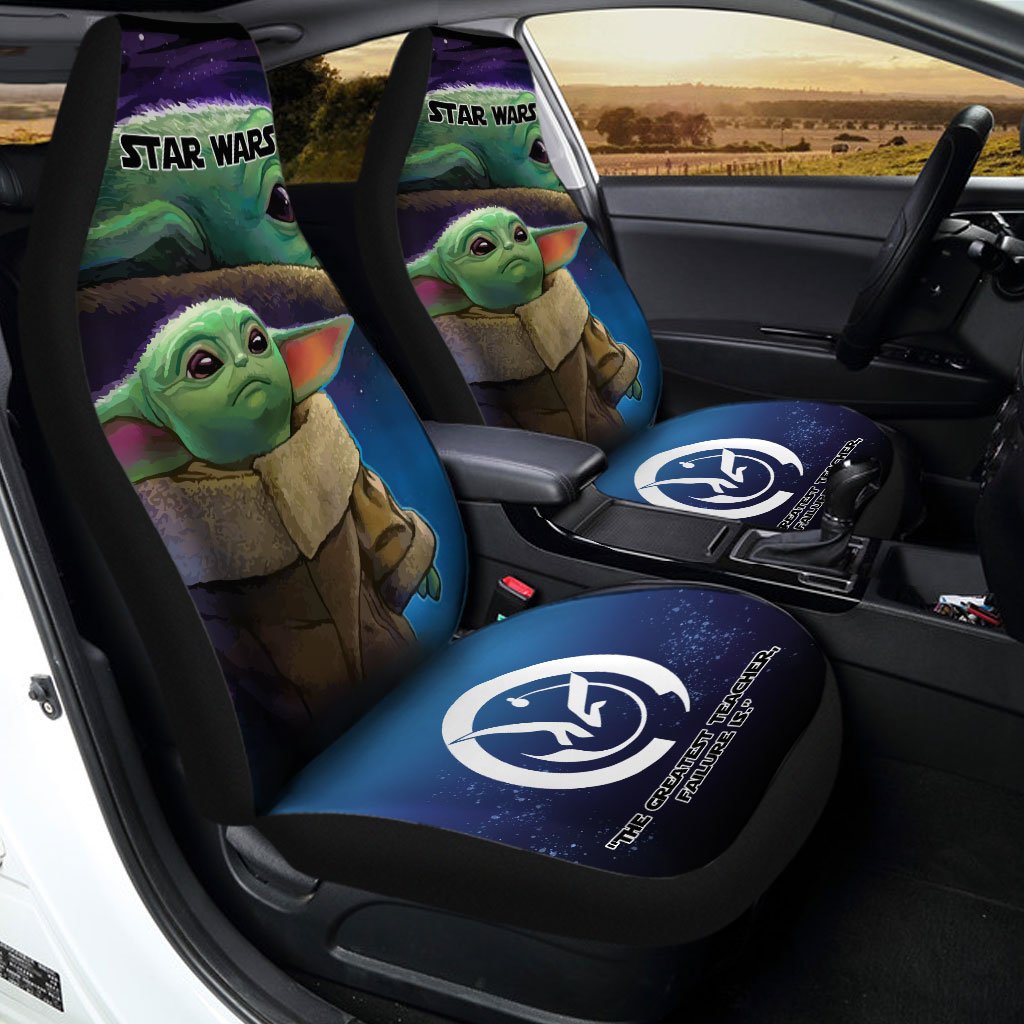Baby Yoda Car Seat Covers Custom Set Of Two - Gearcarcover - 2