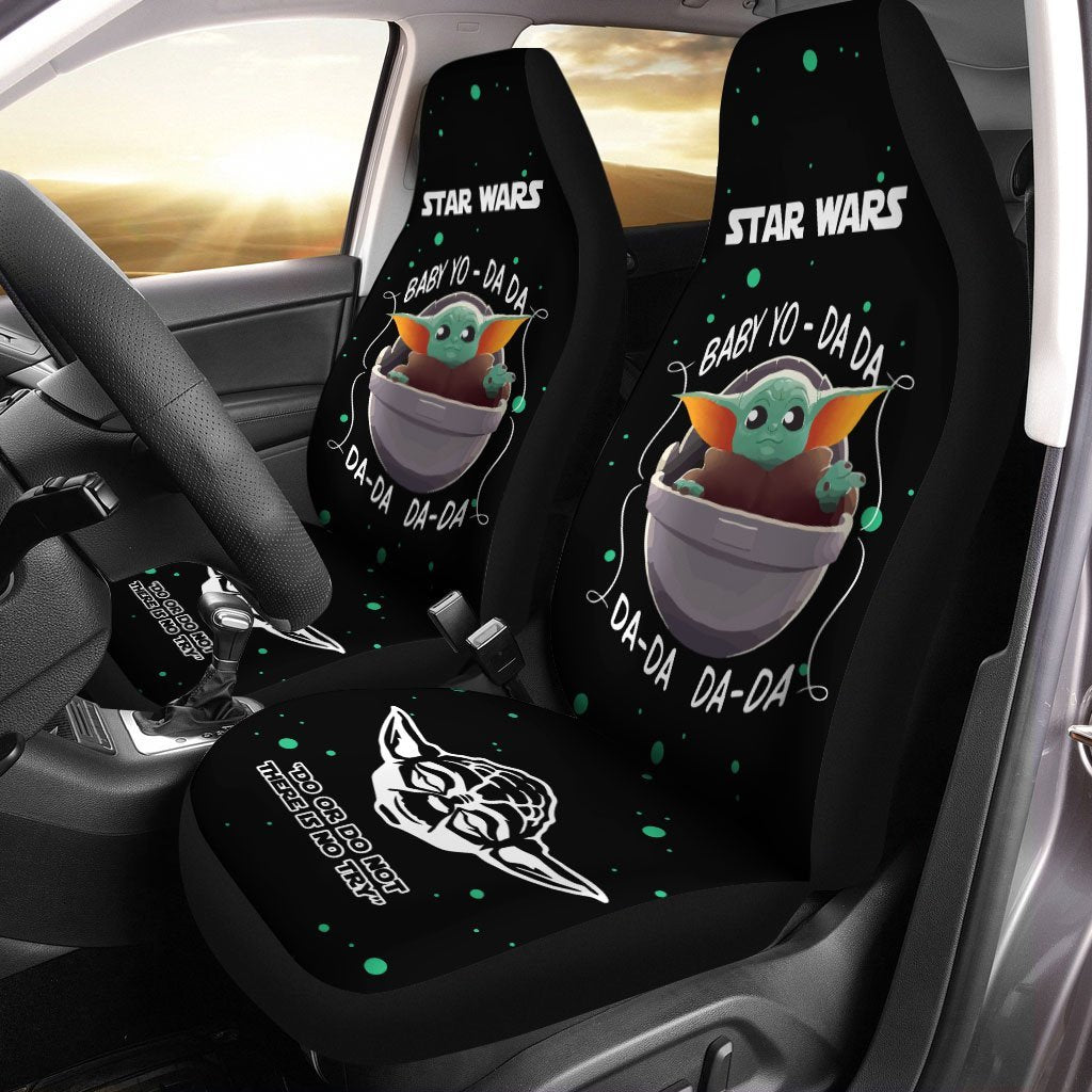 Baby Yoda Car Seat Covers Set Of 2 Custom - Gearcarcover - 1