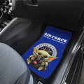 Baby Yoda US Air Force Car Floor Mats Custom Emblem Car Accessories - Gearcarcover - 3