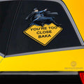 Baka Mustang Roy Warning Car Sticker Custom Fullmetal Alchemist Anime Car Accessories - Gearcarcover - 2