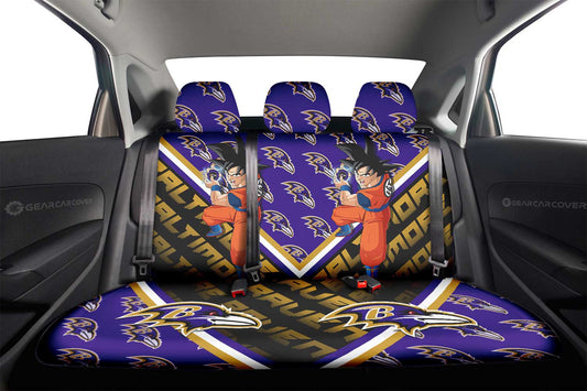 Baltimore Ravens Car Back Seat Covers Custom Car Accessories For Fans - Gearcarcover - 2