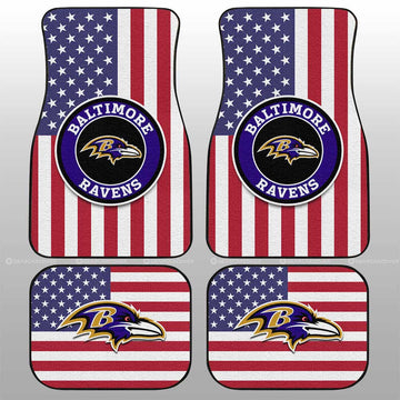 Baltimore Ravens Car Floor Mats Custom Car Decor Accessories - Gearcarcover - 1