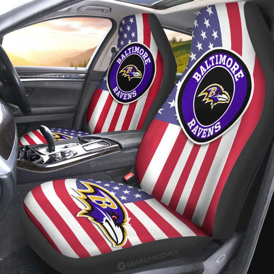 Baltimore Ravens Car Seat Covers Custom Car Decor Accessories - Gearcarcover - 2
