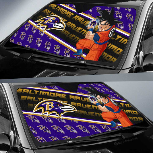 Baltimore Ravens Car Sunshade Custom Car Interior Accessories - Gearcarcover - 2