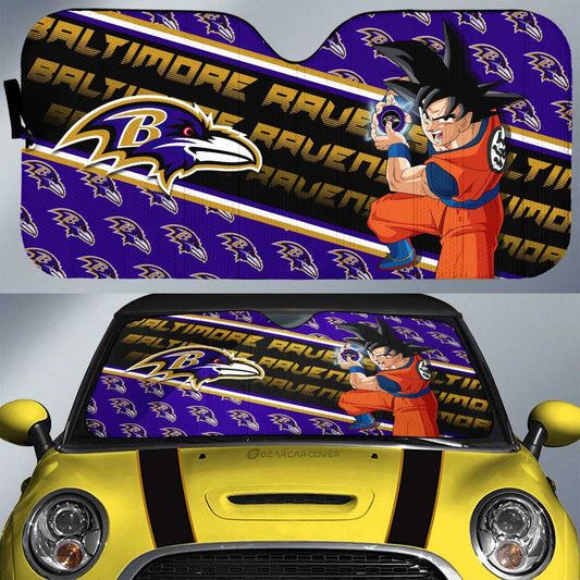 Baltimore Ravens Car Sunshade Custom Car Interior Accessories - Gearcarcover - 1