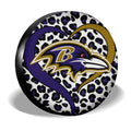 Baltimore Ravens Spare Tire Cover Custom For Fans - Gearcarcover - 3