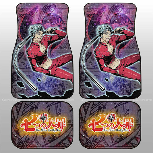 Ban Car Floor Mats Custom Seven Deadly Sins Anime Galaxy Manga Style - Gearcarcover - 2